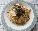 ネギとキノコの和風パスタ♪作り方3写真