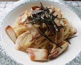 ネギとキノコの和風パスタ♪作り方4写真