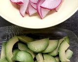 アボカドと大根のサラダ★わさび・柚子風味作り方1写真