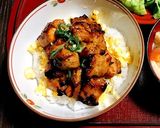 焼き鳥丼定食作り方1写真