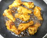 Xmas★焼煮10分手羽元ローストチキン作り方7写真