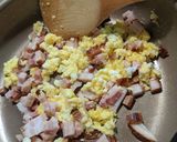 包装米飯なら簡単弱火でパラパラチャーハン作り方1写真