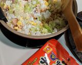 包装米飯なら簡単弱火でパラパラチャーハン作り方4写真