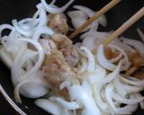 鶏とたまねぎ炒めしそ風味作り方4写真