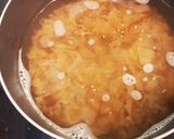牛もつ明太子うどん。(o^^o)♪作り方3写真