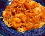 海老とトマトのクリームパスタ作り方5写真