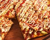 オーブンでうどんのBIGモダン焼き☆作り方9写真