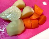 簡単!バター風味ひき肉じゃが作り方2写真