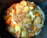 簡単!バター風味ひき肉じゃが作り方8写真