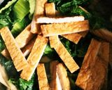 高菜とエリンギと薩摩揚のゴマ油炒め作り方5写真