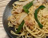 あさりであっさり醤油焼きそば作り方9写真