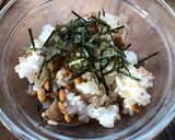 納豆とこんにゃく（おでん）のヘルシーご飯作り方4写真