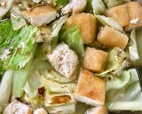 胡麻油風味*キャベツと油揚げの味噌汁作り方4写真