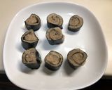 簡単自然薯の磯辺揚げ　海苔巻き　磯辺チン作り方8写真