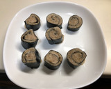 簡単自然薯の磯辺揚げ　海苔巻き　磯辺チン作り方8写真