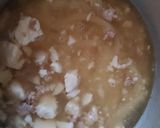 鶏そぼろあんかけうどん作り方3写真
