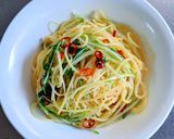 砂肝のトマトソースパスタ作り方8写真