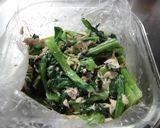 電子レンジでコマツナのツナマヨ作り方8写真