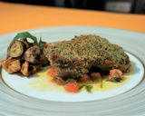 大和肉鶏の香草パン粉焼き作り方13写真