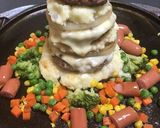 クリスマスに捧げる肉のツリー作り方29写真