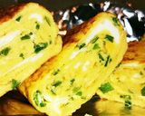 長ネギの青い部分入り卵焼き作り方4写真