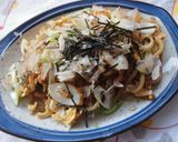 ちくわ＆ねぎの焼きうどん♪作り方4写真