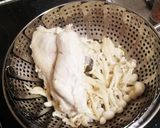 鳥胸肉とキノコ蒸し作り方3写真