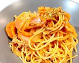 煮込みハンバーグをリメイク♡トマトパスタ作り方6写真