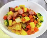 じゃがいもとチーズのフリッタータ★作り方1写真