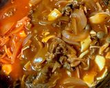 きのこと牛肉のトマトジュースチーズ煮込み作り方6写真