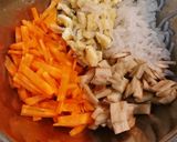 お野菜と白滝の炊き込みご飯作り方1写真