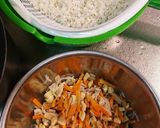 お野菜と白滝の炊き込みご飯作り方3写真