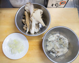 牡蠣と舞茸の蕎麦作り方2写真