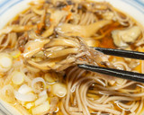 牡蠣と舞茸の蕎麦作り方8写真