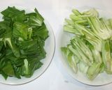青梗菜の豆乳クリーム煮♪簡単作り方4写真