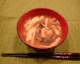 タコ皮の味噌汁作り方8写真