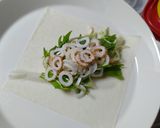 水菜と竹輪の春巻き作り方1写真