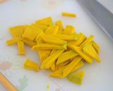 よもぎ白玉のかぼちゃココナッツ汁粉作り方1写真