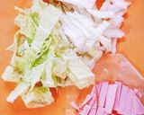 コクうま♡白菜&ハムのチーズマヨサラダ♡作り方1写真