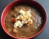 簡単　お蕎麦屋さんのカレーうどん、蕎麦作り方5写真