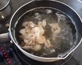 ホタテ貝ヒモのねぎポン酢作り方3写真