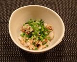 ホタテ貝ヒモのねぎポン酢作り方6写真