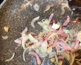 お手軽腎臓病食ーカルボナーラ作り方3写真