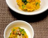 かぼちゃと春菊のサラダ 作り方5写真