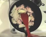 大根と鶏手羽元の☆煮物作り方2写真