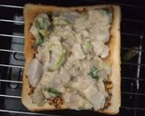 里芋のピザトースト味噌風味♪作り方1写真