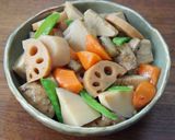 5種類の野菜とがんもどきの炊き込み作り方6写真