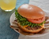 糸寒天入りハンバーガー作り方4写真