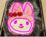 マイメロケーキ手作り☆誕生日ロールケーキ作り方13写真