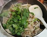 豚肉ともやしのパクチー炒め作り方4写真